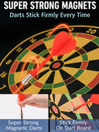 BATURU Magnetic Dart Board for Kids & Teen Boys, Dart Game