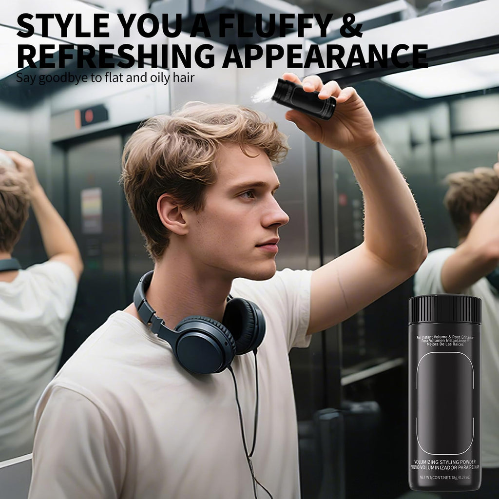 Gowwim Texture Powder, Instant Oil Control & Matte Finish Hair Texture Styling Volume Powder Long-Lasting Volume for Men & Women Volumizing Non-greasy