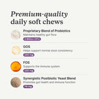 PetLab Co. Probiotic Chews for Dogs, 30 Soft Chews, Salmon