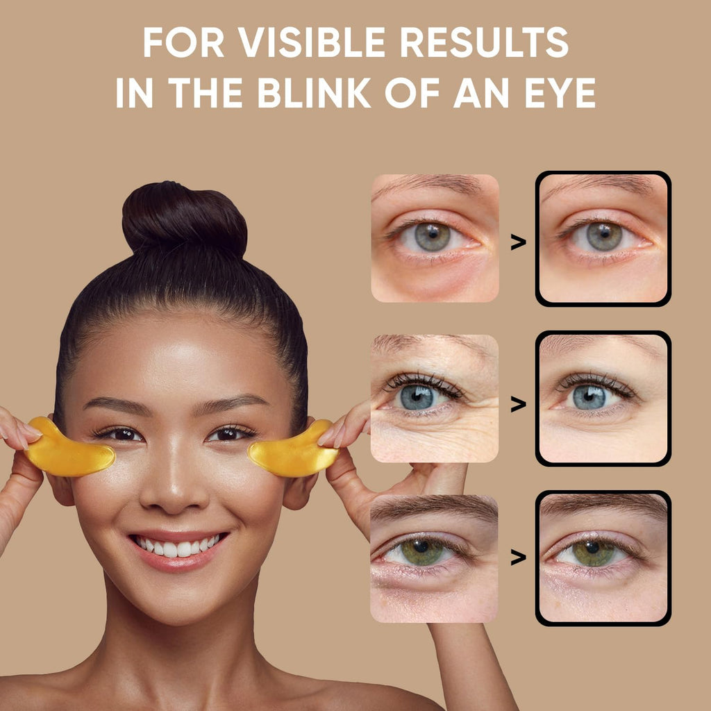 Celor Under Eye Patches for Puffy Eyes and Dark Circles - Eye Masks with Amino Acids & Collagen, Eye Care for Wrinkles - Birthday Gift for Women - Skincare Self Care - USA Tested (40 Pairs)
