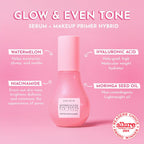 Glow Recipe Watermelon Niacinamide Dew Drops, Korean Niacinamide Serum Drops, Hydrating Face Serum + Primer & Liquid Highlighter, Hyaluronic Acid, Dewy Glow (40ml)