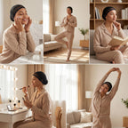 2 Pcs Premium Mesh Hair Net for Sleeping - Ultra-Wide Soft Band, Breathable Crochet Hair Wrap for Silk Press, Shower, Wig