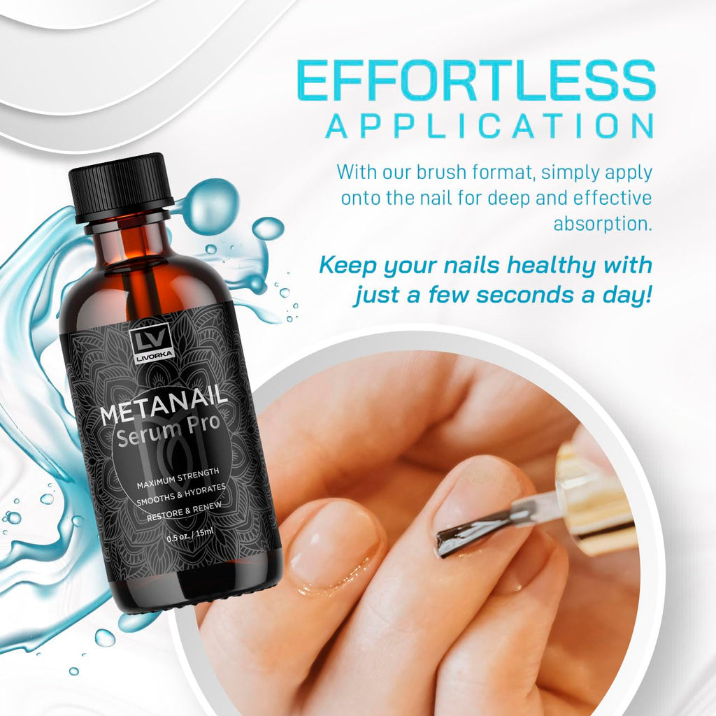 LIVORKA (2 Pack) Metanail Toenail Liquid, Metanail, Metanail Bottle, Meta Nail, Metanail Drops for Nails, Meta Nail Liquid, Metanail Nail 2 Bottles