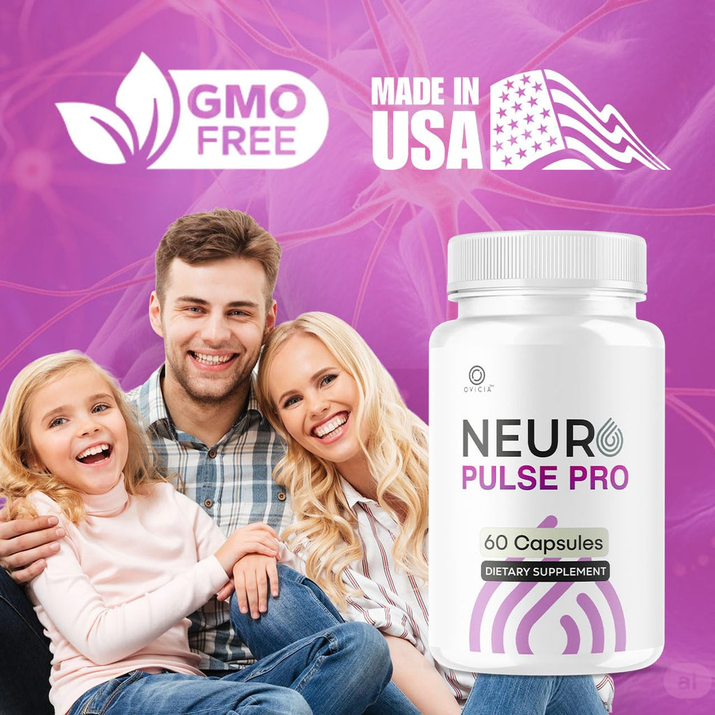 (3 Pack) Neuro Pulse Pro Capsules - Official NeuroPulsePro Pills Advanced Support For Maximum Strength, All Natural Ingredients Premium Vitamins For Overal Health & Wellness, 180 Capsules For 3 Months