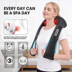 MagicMakers Fathers Day Dad Gifts, Shiatsu Neck Massager with Heat for Pain Relief Deep Tissue – Christmas Gift for Women, Men, Mom, Dad, Her, Him– Amazing Back & Shoulder Relief from Daughter or Son