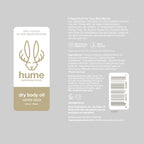 HUME SUPERNATURAL Dry Body Oil Spray - Ultra Hydrating Oil for Dry Skin, Light and Nourishing Body Oils for Women and Men, Long-Lasting Moisture (Amber Woods 1-Pack)