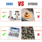 WEGOUP 900 Pcs Stainless Steel Flat Washers for Screws, Assorted Sizes