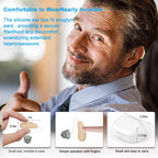 Not Amplifiers True Professional Hearing Aids for Seniors with Hearing Loss - 16-Channel DSP Noise Cancellation, OTC Rechargeable BTE Hearing Aids with Charging Case