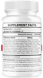 (2 Pack) Gluco Advance Capsules - Official GlucoAdvanced Premium Advanced Formula Pills - Maximum Strength, All Natural Health Formula Pills for Overall Health & Wellness, 120 Capsules for 2 Months