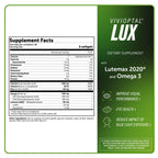 Vivioptal Lux, 90 Softgels, Adult Vitamins, Improve Visual Performance, Omega 3, Zinc, and Vitamin C & E, Multivitamin & Multimineral, Gluten Free, German Formula