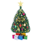 Small Mini Christmas Tree with Lights, 2 Ft Little Table Top Christmas Tree