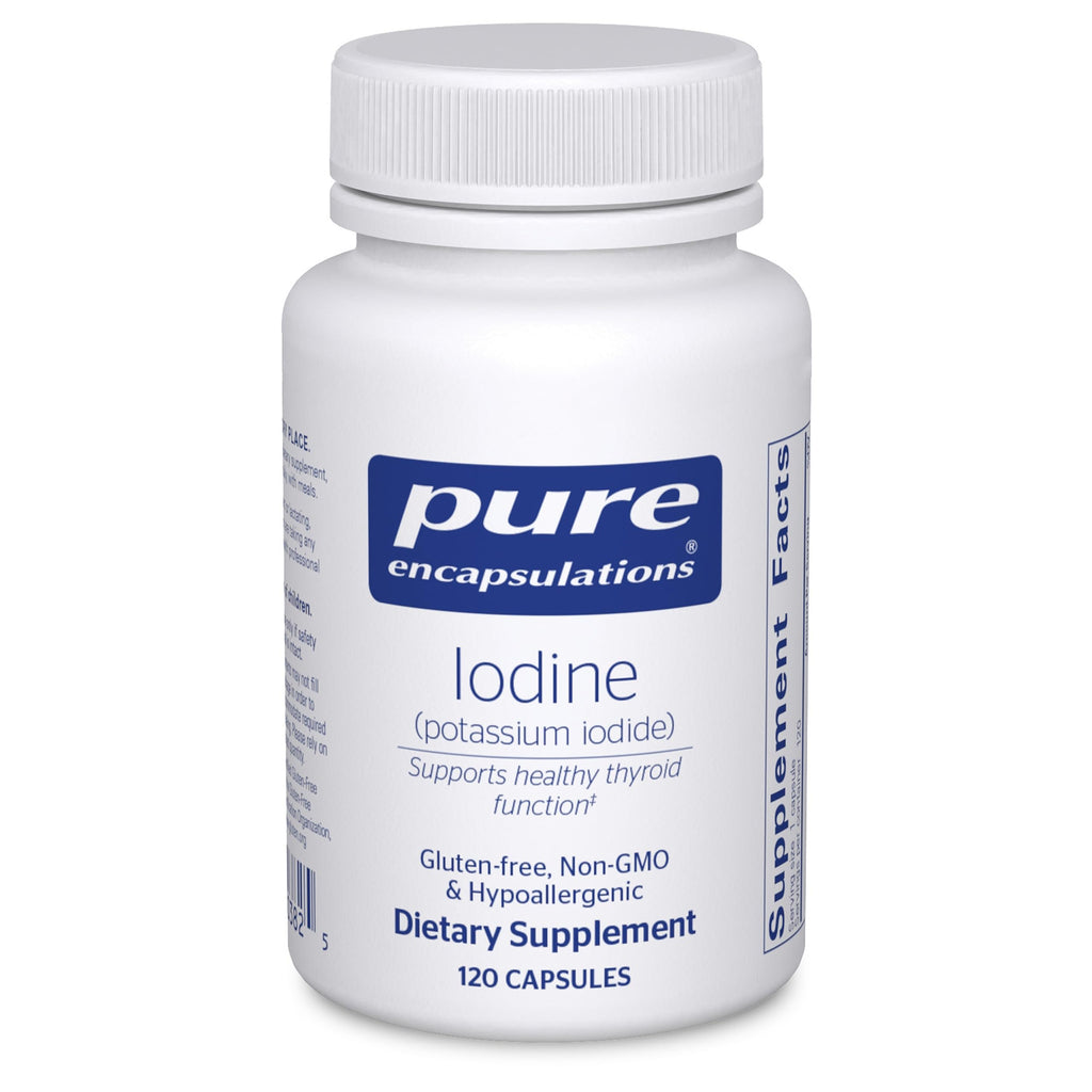 Pure Encapsulations Iodine - Supplement to Support The Thyroid & Help Maintain Healthy Cellular Metabolism* - with Premium Potassium Iodide - 120 Capsules