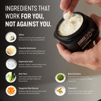 Forge Skin® Wrinkle Defense Beef Tallow Balm [TALLOW-BASED] Moisturizer for Face Hydration - Hydrating Anti Aging Skin Cream - Natural Facial Skincare Lotion with Essential Oils (1.76 OZ)