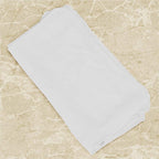 TALVANIA Shop Towels – Pack of 50 Reusable Cleaning Rags – Durable Quality Cotton – 13" x 13"– Machine Washable – Suitable for All Purposes (White)