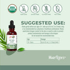 MARYRUTH'S Organics Holy Basil Sugar Free | Tulsi Holy Basil Herbal Liquid Drops | Antioxidant | Cognitive Function | Digestive Support | Energy Levels | Vegan | Non-GMO | 1 Fl Oz