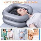 Cehim Inflatable Shampoo Basin - Portable Shampoo Bowl, Hair Washing Basin for Bedridden, Disabled,Injured, Hair Wash Tub for Dreadlocks and at Home Sink Washing
