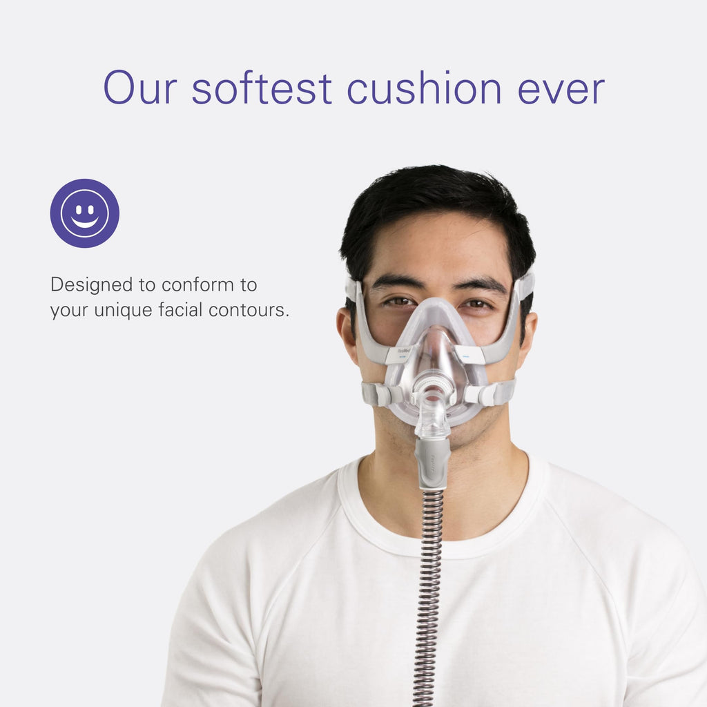 Resmed AirFit F20 Cushion - Full-Face CPAP Mask Cushions Replacement - CPAP Supplies & Accessories - Small