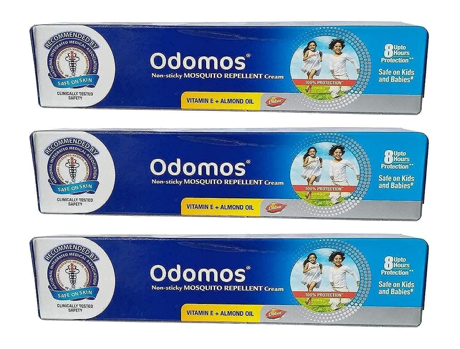Odomos Mosquito Repellent Cream 100G X 3 = 300G