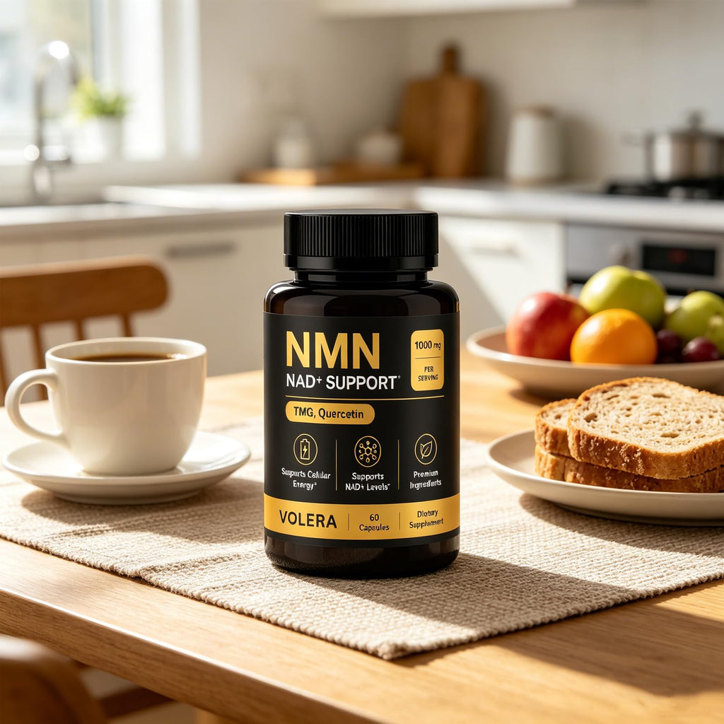 maa mma Volera Nmn Bone Complex Supplement, 4-in-1 Formula with Quercetin, Tmg & Resveratrol, Vegan Friendly (1PCS)