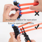 PLATATO Push to Connect Fittings Disconnect Tool Air Line Removal Tool for 3/8”, 1/2” (10-12mm) Pneumatic Air Hose Quick Connect Fittings Quick Release Pliers