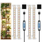 Wiaxulay 8in Grow Lights for Indoor Plants, Full Spectrum Plant Light Strip