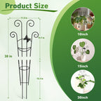 Coomin 32.6in Monstera Plant Support Trellis with One Butterfly, 2P