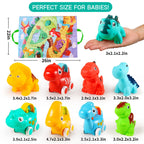 ALASOU 9 PCS Dinosaur Fantastic Creatures Car Toys with Playmat/Storage Bag|Baby Toys for 1 2 Year Old Boy|1st Birthday Gifts for Toddler|1 Year Old Boy Gift for Infant 12 18 Months