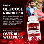 SugarWise Capsules – SugarWise Pro Natural Blend Daily Health Vitamins Supplement (5 Pack - 300 Capsules)