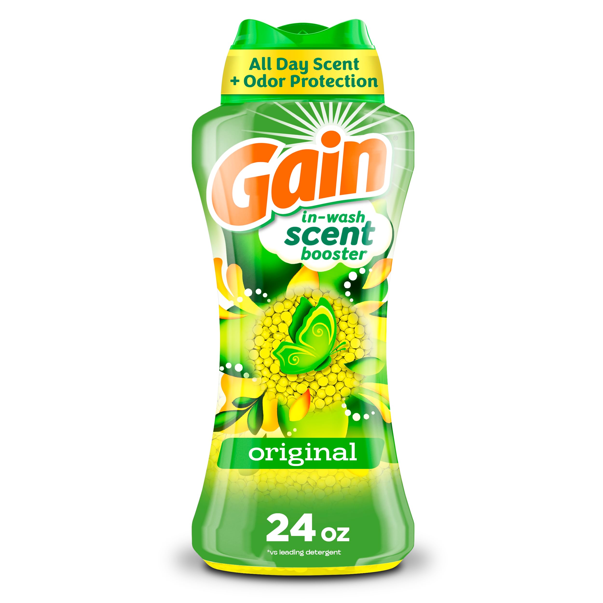 Gain In-Wash Laundry Scent Booster Beads, Original Scent, 24.0 OZ, Fresh Extender + Odor Protection