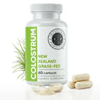 Intestinal Fortitude 100% Grass Fed New Zealand Cows Colostrum Capsules, Grassfed, Hormone Free, GMO Free, Optimal Gut Health and Immune System Support, Leaky Gut, IBD, 500 mg Capsules, 60 CT