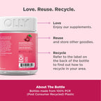 OLLY Period Hero Gummies, PMS Support Supplement,* Chasteberry, Vitamin B6, Calcium, Cran-Raspberry Flavor, 30 Day Supply - 60 Count