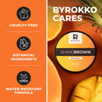 BYROKKO Shine Brown Tanning Accelerator Lotion - Indoor & Outdoor Fast Dark Tan Cream with Bronzer - Natural Botanical Oils for Face & Body - Water Resistant Formula - 7.1 Fl Oz Original