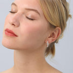 S925 Sterling Silver Hoop Earrings for Women Hypoallergenic Twisted Hoops