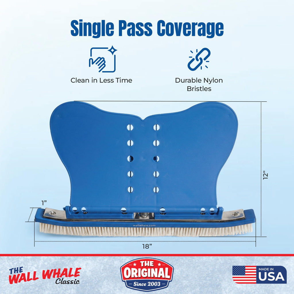 The Wall Whale 18" Swimming Pool Brush