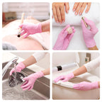 SwiftGrip Pink Disposable Gloves, X-Small, Disposable, Latex-Free, Food-Safe, Powder-Free, 1000-ct Case