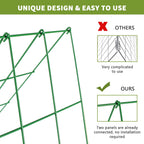 UrGROWA Cucumber Trellis 2 Pack,Foldable A-Frame Garden Trellis