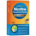 Aroamas Cot Aroamas Nicotine Patches to Help Quit Smoking, Stop Smoking - Delivered Over 24 Hours Transdermal System Aids That Work | Steps 1, 2, and 3 56 (8 Week Kit)