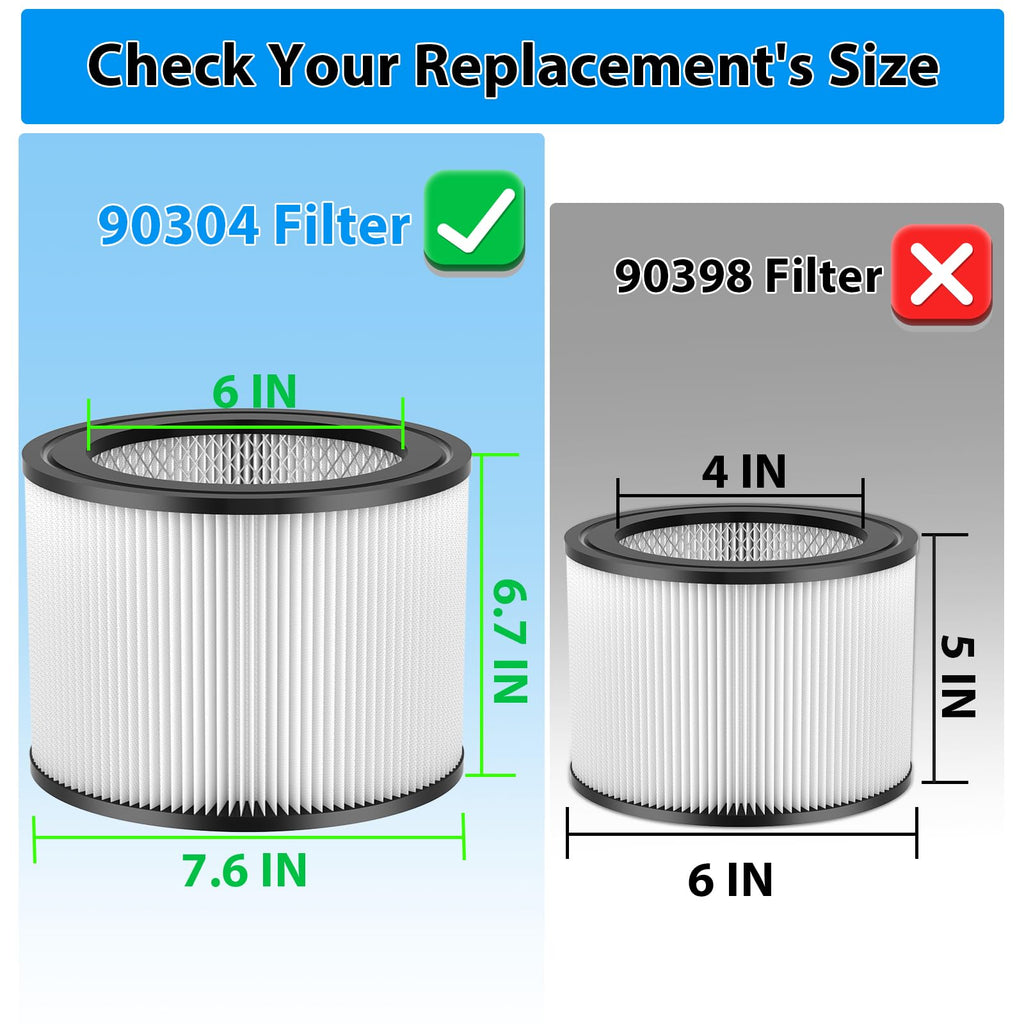 Extolife Replacement Filter Compatible with Shop-Vac 90350 90304 90333 Replacement fits most Wet/Dry Vacuum 5 Gallon and above (1)