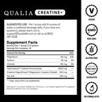 Qualia Creatine | Advanced Creatine Complex | 2 Sources + Magnesium | Optimized Absorption | Muscle Performance, Brain Function, & Healthy Aging (30 Servings)