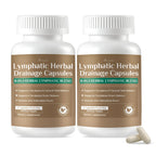 SpenHerb Lymphatic Drainage Capsules Supplements, 8-in-1 Herbal Lymphatic Blend Support Circulation and Natural Fluid Balance, Non-GMO Pure,120 Capsules/2 PCS