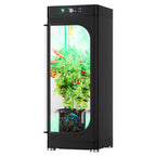 VGrow All-in-One Smart Grow Box, Professional System with Samsung LM301H EVO Grow Light, Advanced Circulation & Ventilation System, Irrigation, Nutrient, Magnetic Window for Indoor Hydroponics