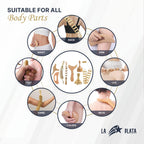 La Plata Wood Therapy Massage Tools -Lymphatic Drainage Massage- Maderoterapia Kit - Massage Body Sculpting Tools for Body Sculpting Anti-Cellulite