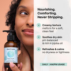 Mad Hippie Cream Cleanser – Gentle Formula with Hyaluronic Acid, Jojoba Oil & Green Tea, Skin Barrier Protection, 4 Oz Ea
