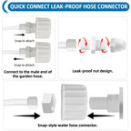 Calvana Pool Slide Water Sprayer Kit 2 Water Spray Nozzles and 1 Water Hose Connector - Elevate Your Splash Experience with Customizable Fun