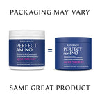 BodyHealth PerfectAmino Powder - BCAA and EAA Powder for Pre and Post Workout - Amino Acid Energy Drink for Men and Women to Support Lean Muscle and Recovery - Mixed Berry - 30 Servings