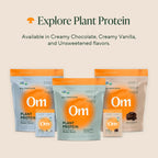 OM MUSHROOM SUPERFOOD Master Blend Vegan Protein – Organic Chocolate Plant Protein with 10 Mushrooms, Ashwagandha, BCAAs & B12 – Energy, Recovery & Immune Support – 1.2 lb (16 Servings)