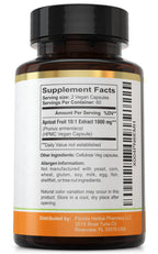 Florida Herbal Pharmacy Apricot Supplement Capsules 10:1 (120 Capsules) 500 mg per Capsule, 1000 mg Serving