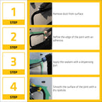 Sika Sikaflex-221 - Aluminum Gray - Multi-Purpose Polyurethane sealant/Adhesive - Creates Permanent Elastic Seal - Sandable/paintable - Non-Corrosive - 10.1 fl. Oz (Pack of 24)