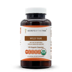 Secrets of the Tribe Wild Yam USDA Organic 120 Capsules | Made with Organic Vegetarian Capsules and Responsibly farmed Wild Yam (Dioscorea Villosa) Dried Root (120 Capsules)
