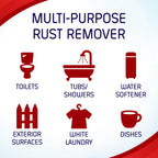 Iron OUT Powder Rust Stain Remover, Remove and Prevent Rust Stains in Bathrooms, Kitchens, Appliances, Laundry, and Outdoors, 4 Pound 12 Ounce, Pack of 6